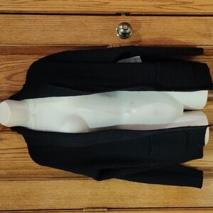 Women's Time & Tru Black Open Front Cardigan NWT XS